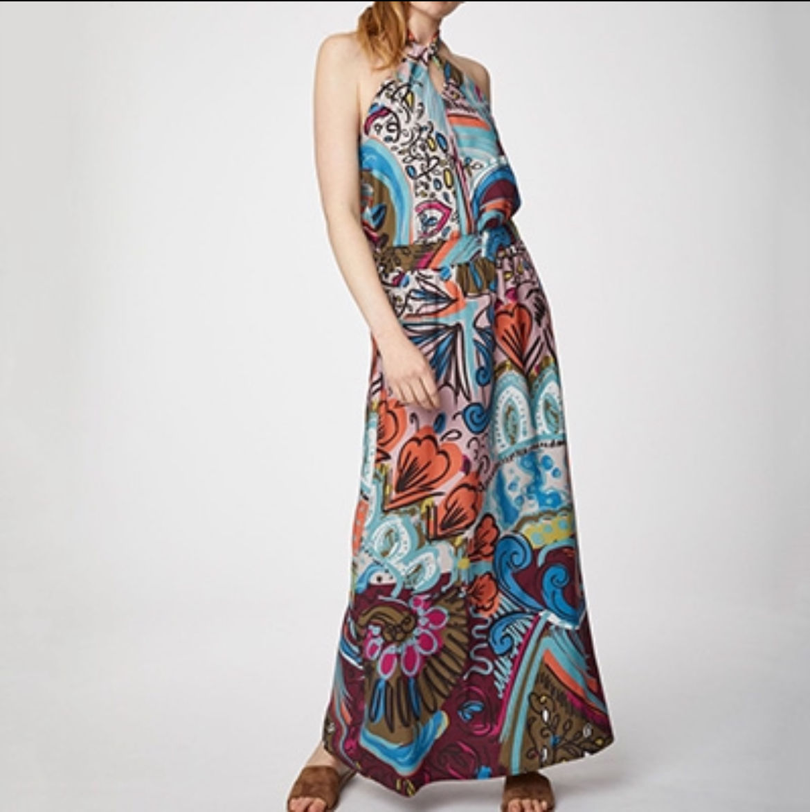 Antonilla Tencel Floral Print Maxi