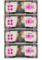 Personalized casino play money featuring a guest portrait and the year 2026.