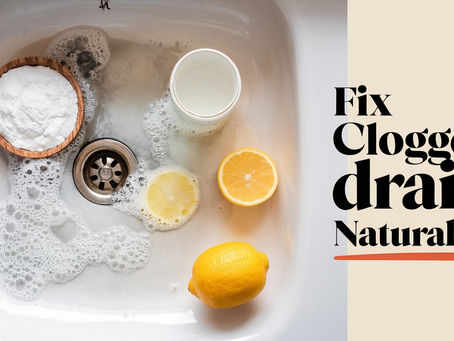 Home Remedy for Clogged Drain with Standing Water