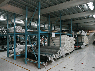 Fabric storage Area.
