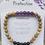 Thumbnail: Amethyst Protection bracelet, with text and genuine stone details on the tag.