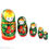 Thumbnail: Floral Nesting Dolls Set, 10 Pcs/5.5