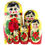 Thumbnail: Set of Russian Matryoshka dolls with floral designs and colorful details.