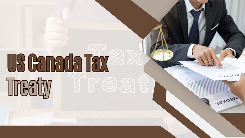 US Canada Tax Treaty