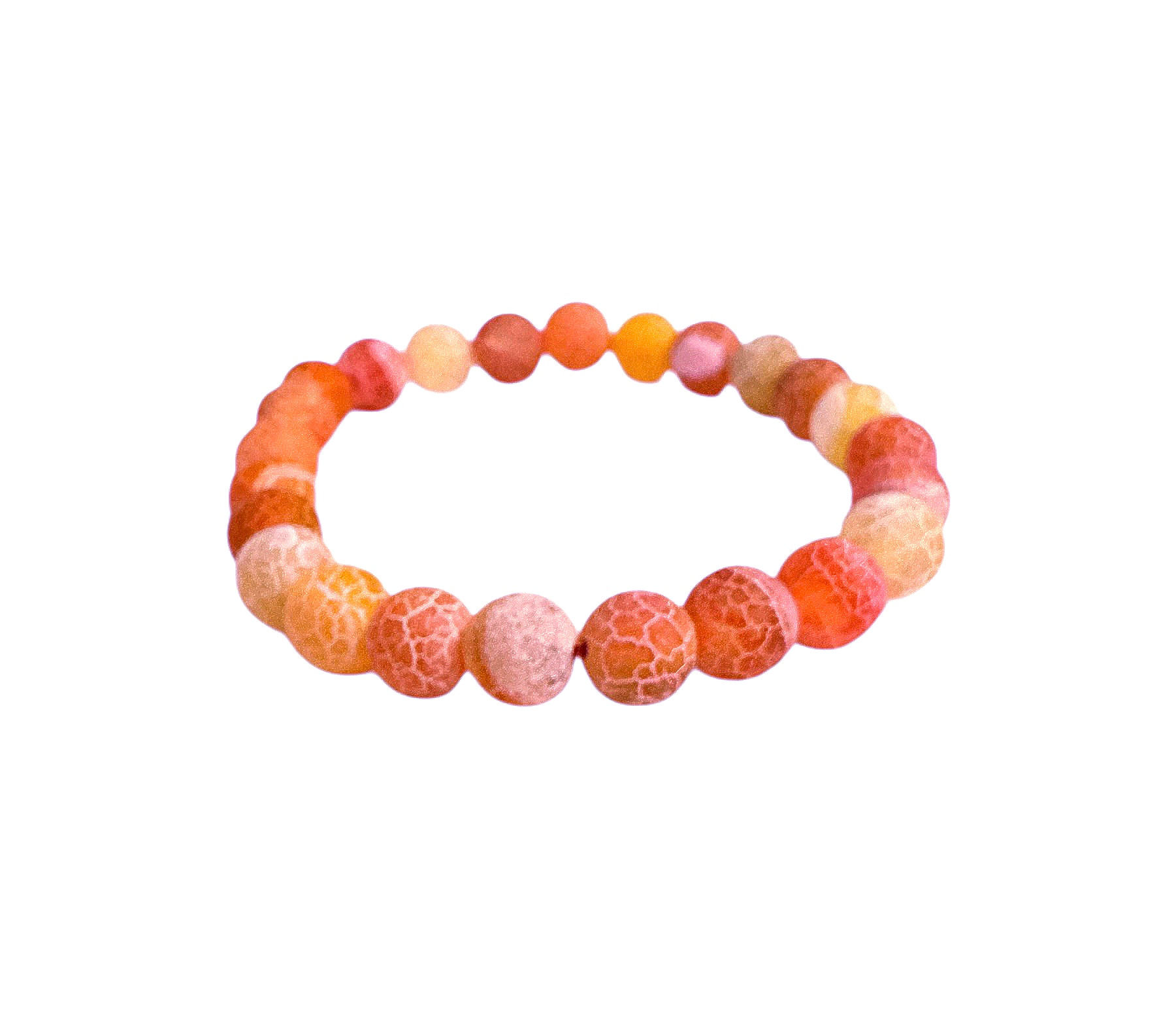 Fire Agate Stretch Bracelet (dyed)