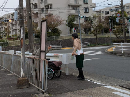 町を歩く、人と会う