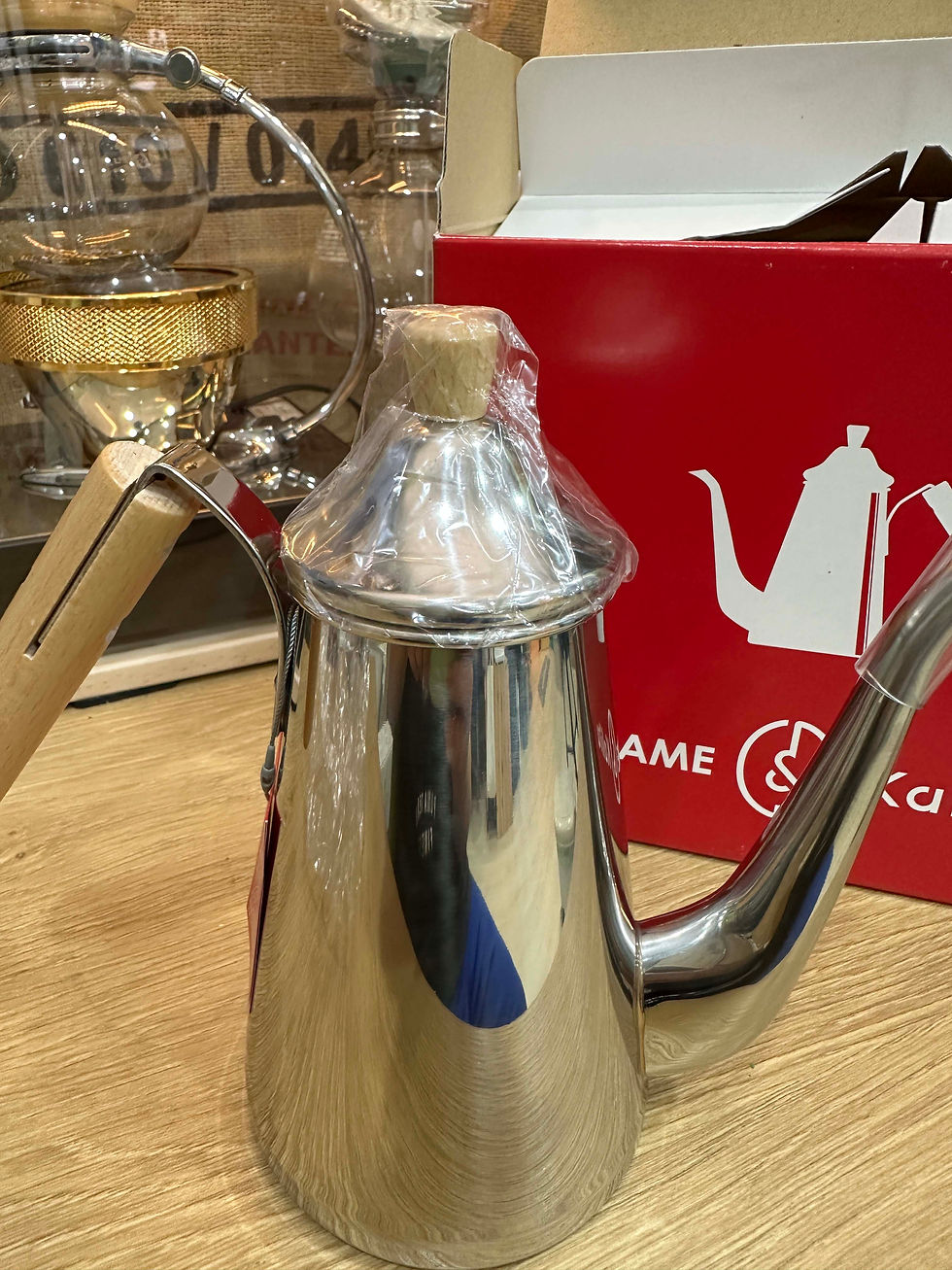 Thumbnail: Kalita x Tsubame 不鏽鋼手冲壺 700mL 木柄版