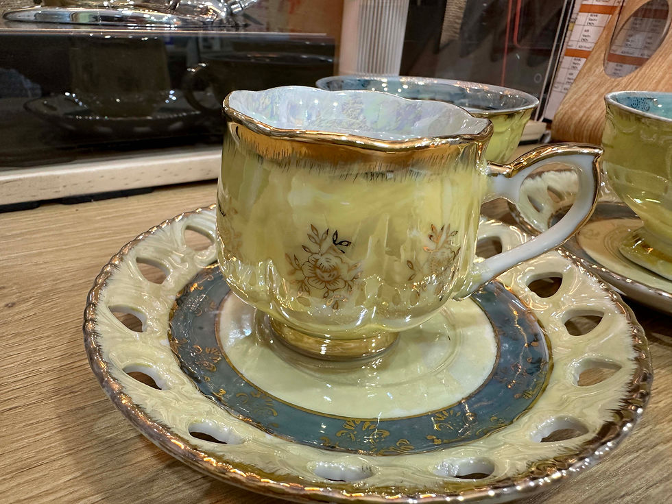 昭和年代咖啡杯碟