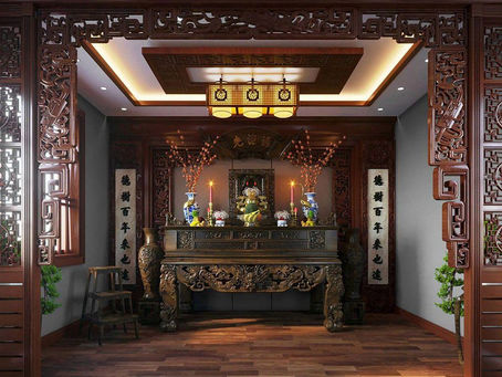 Các nguyên tắc phong thủy phòng thờ giúp thu hút tài lộc