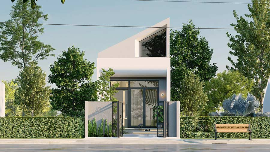 Mẫu nhà cấp 4 có gác lửng 300 triệu