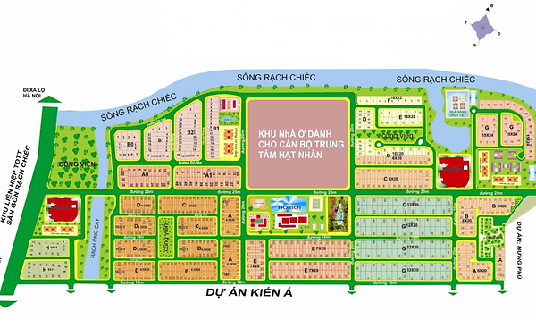 vị trí du dân cư nam long