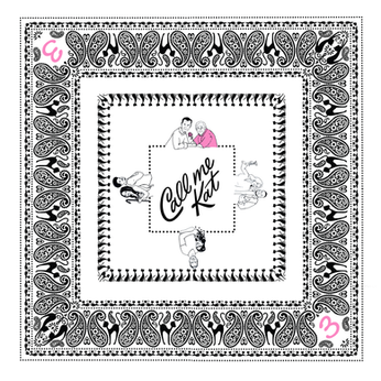 M Quinn Design, Graphic Design, Digital Print, Hand Drawing, Bandana Pattern