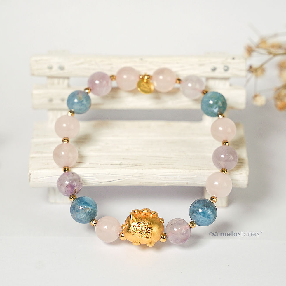 縮圖：Rose 粉晶 / Aquamarine 海蓝宝 / Amethyst 紫晶 (Design)