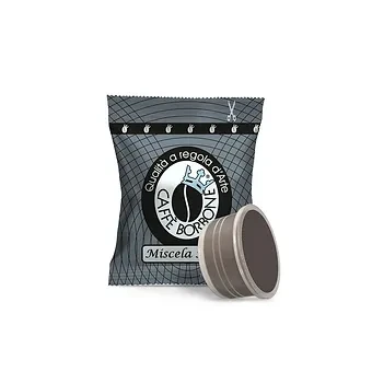 100 capsule caffè Borbone nera compatibili ESPRESSO POINT [0