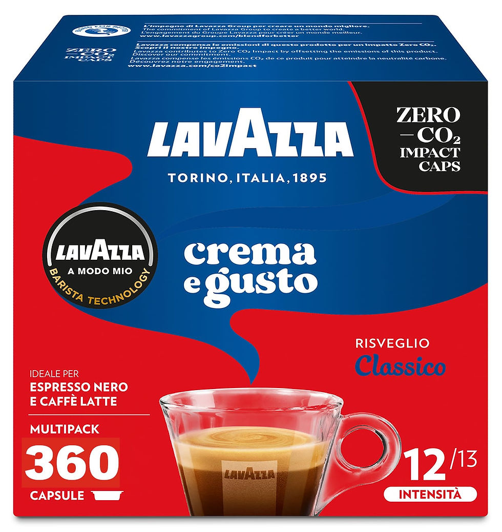 Capsule caffè Lavazza crema e gusto compatibili A MODO MIO [0,29€/capsula]