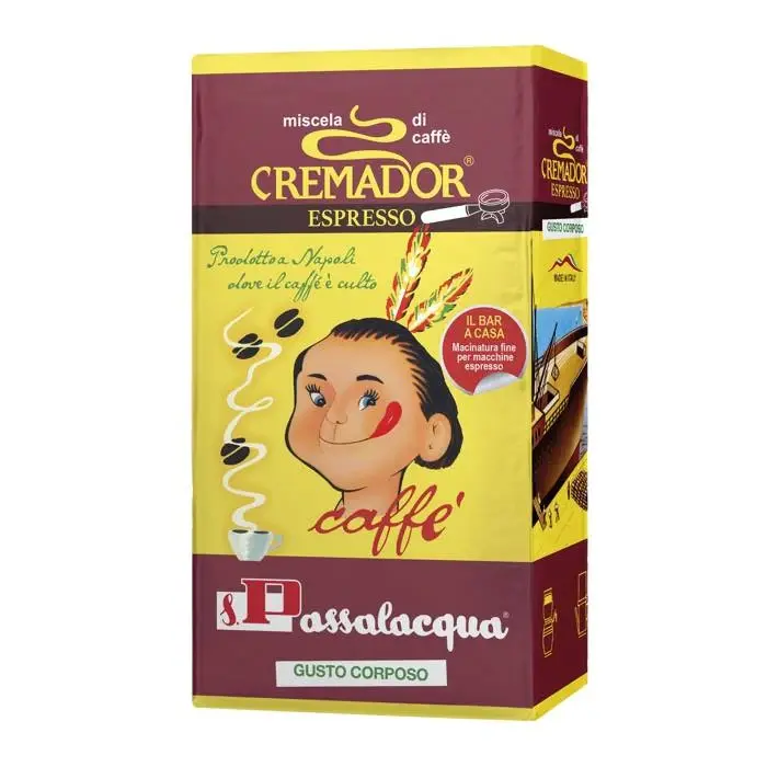Caffè macinato Passalacqua 250 g Miscela Cremador Espresso