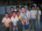 Max Navarro and children in Mexico