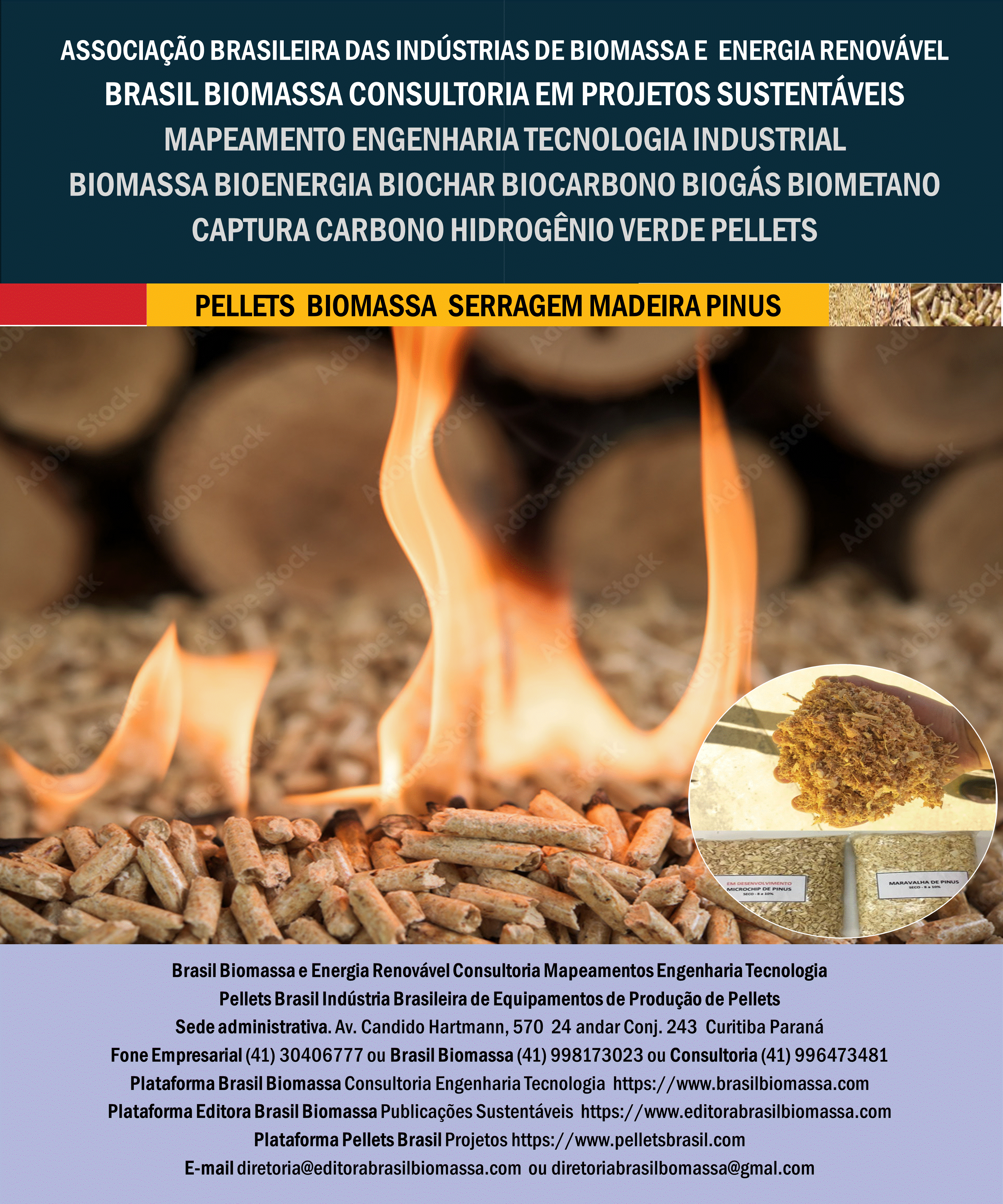 Brasil Biomassa Pellets Madeira Serragem Pinus.gif