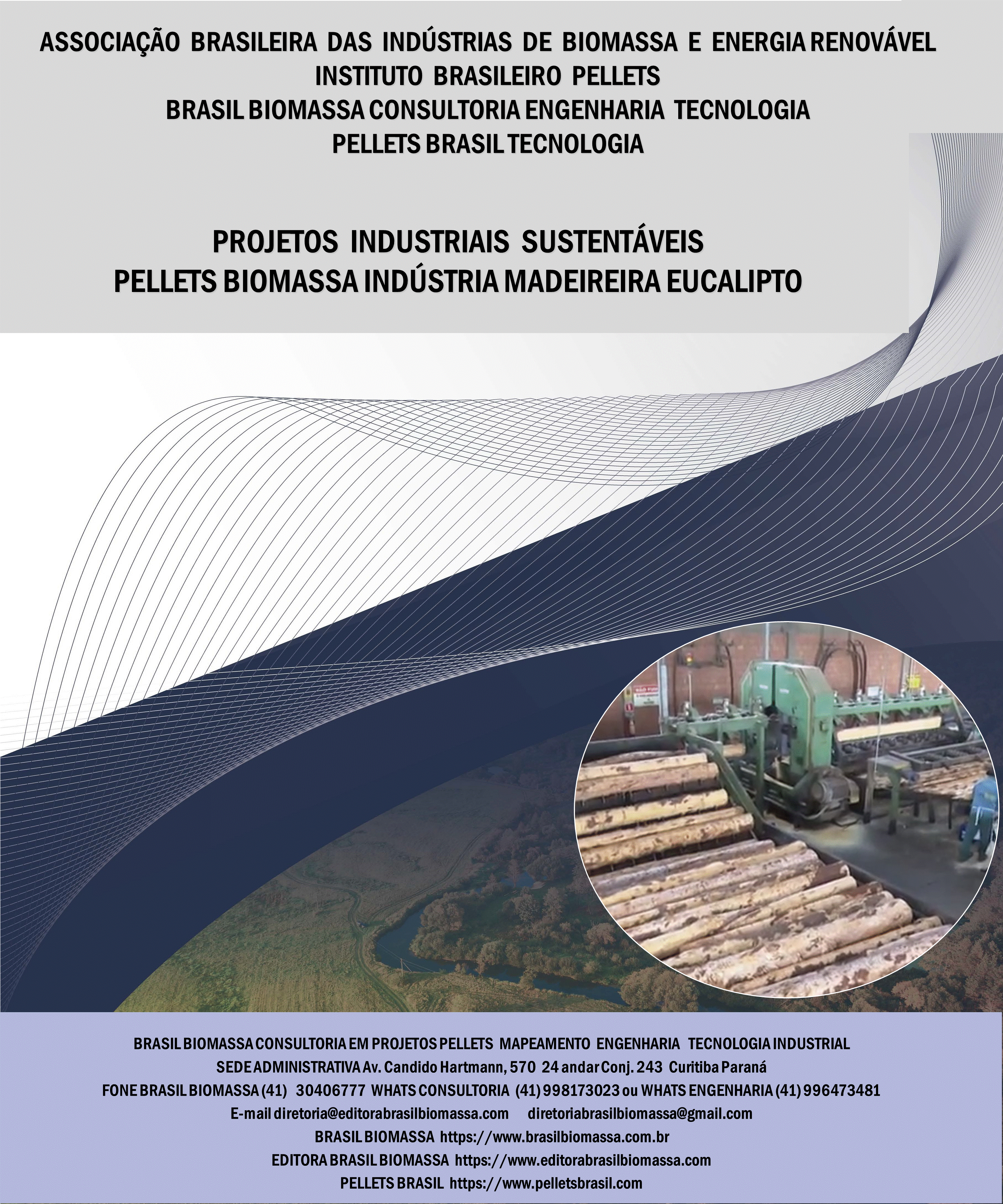 Brasil Biomassa Pellets Madeira Indústria Madeireira Eucalipto.gif