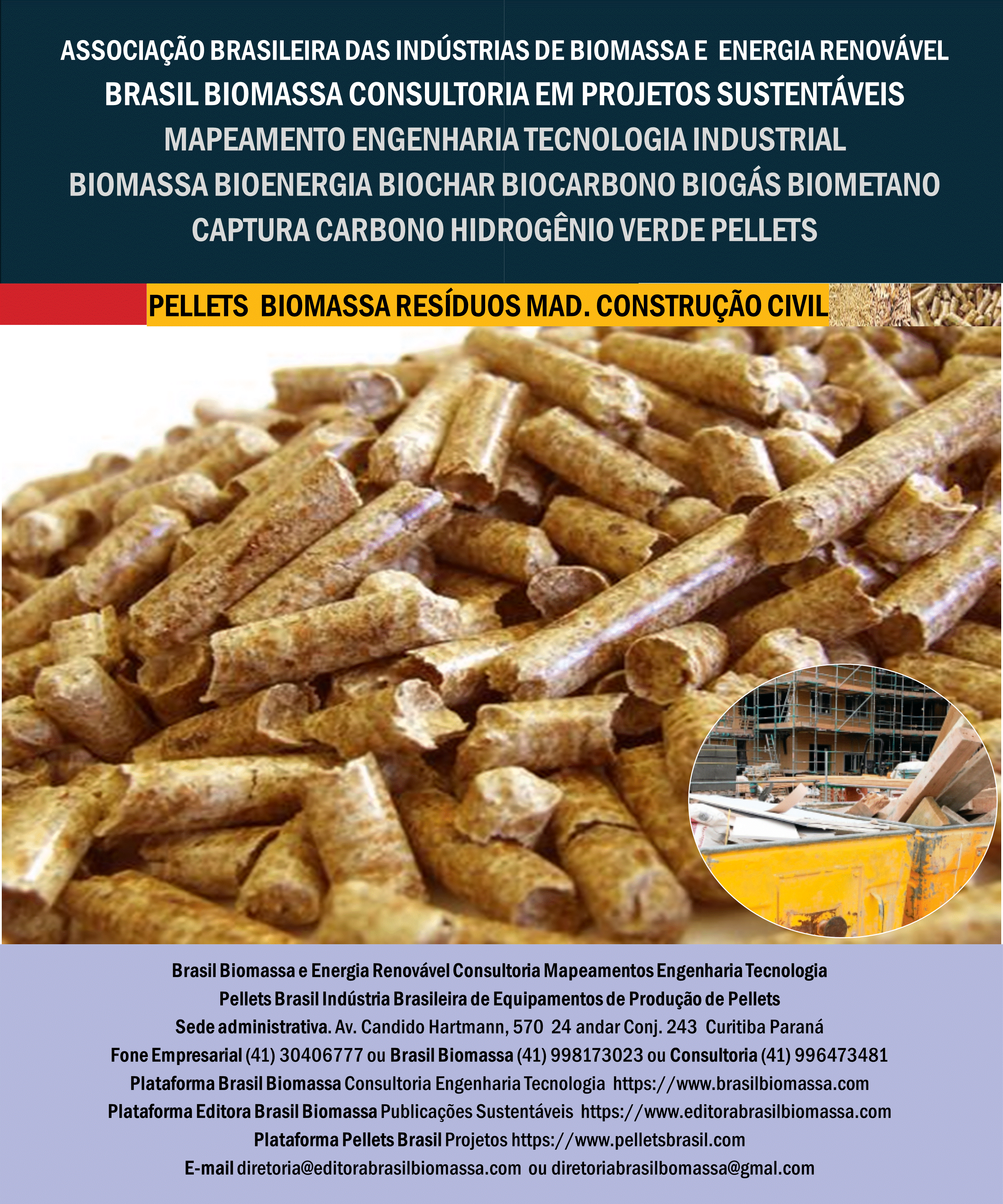 Brasil Biomassa Pellets Madeira Resíduos Construção Civil.gif