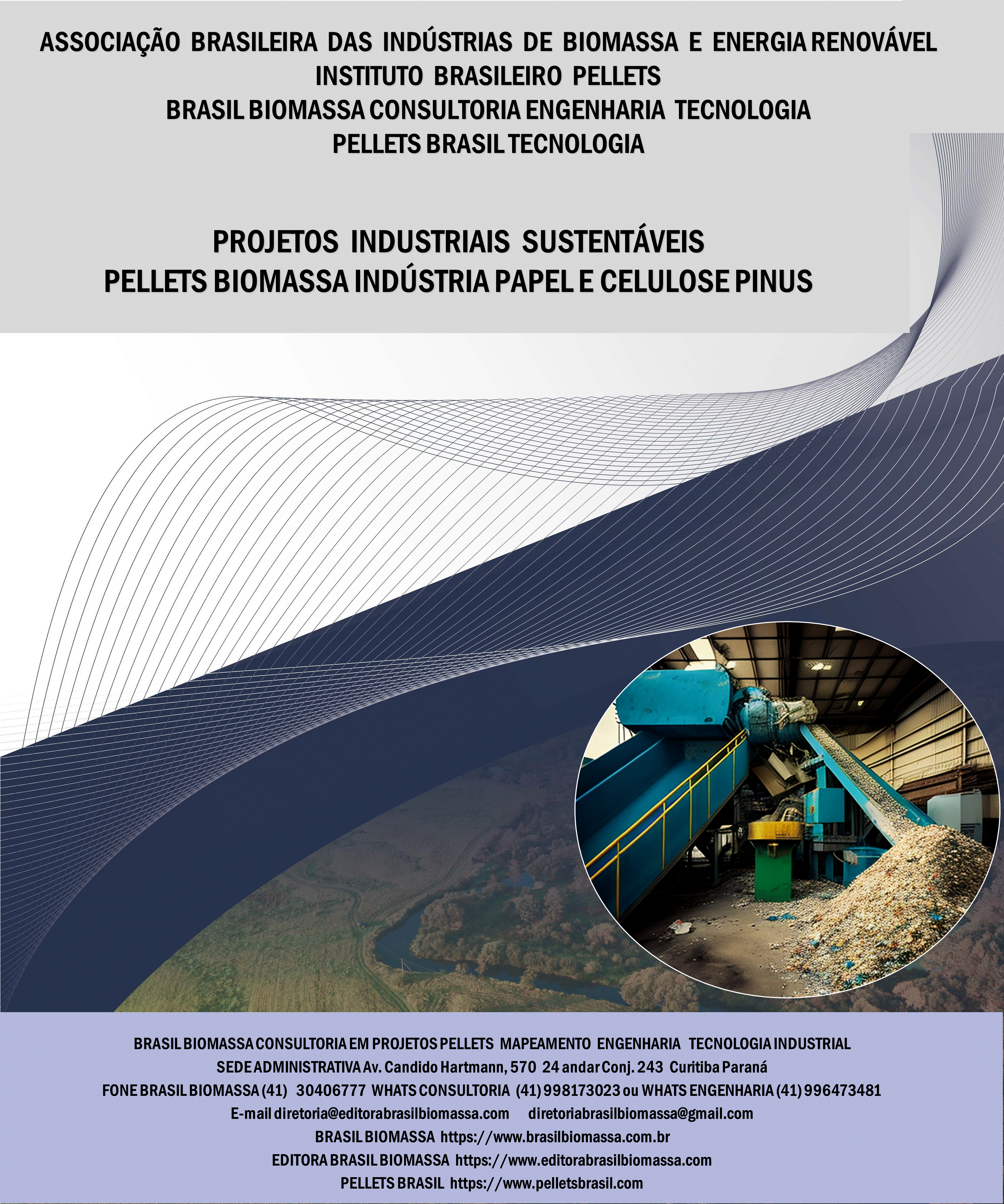 Brasil Biomassa Pellets Madeira Indústria Papel e Celulose Pinus.gif