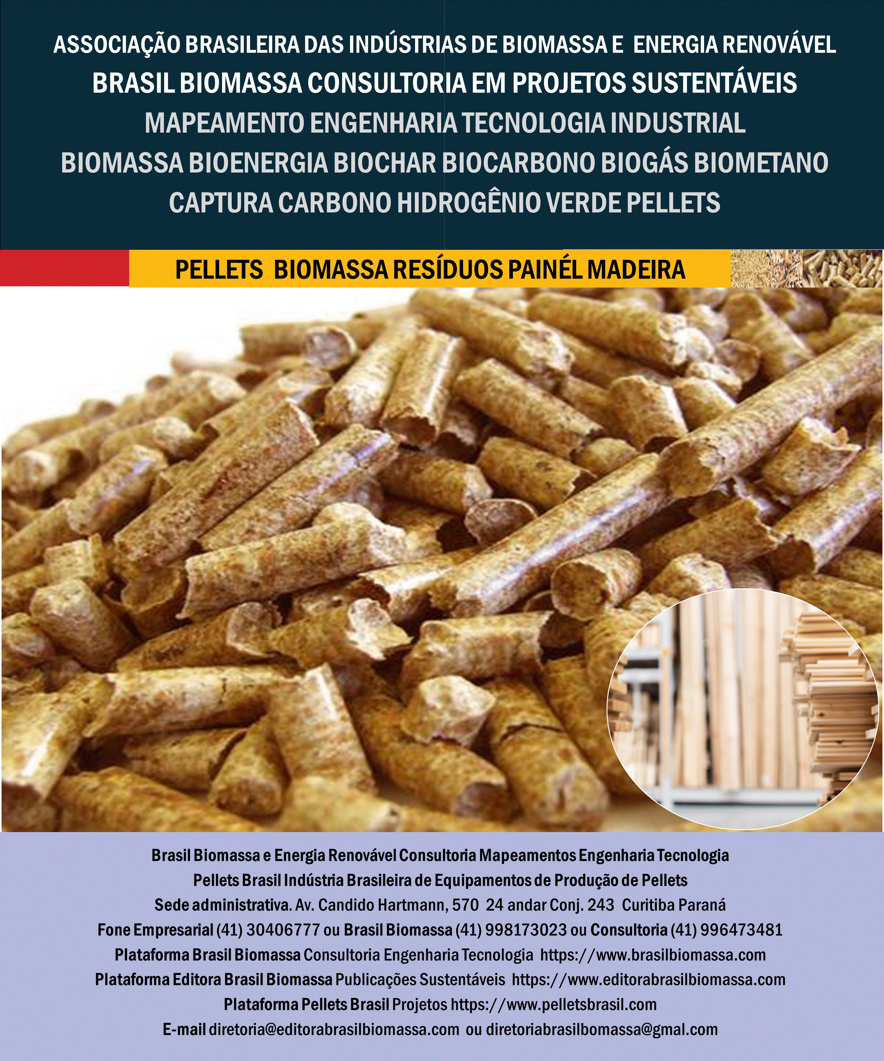 Brasil Biomassa Pellets Madeira Resíduos Industria Painel de Madeira.gif