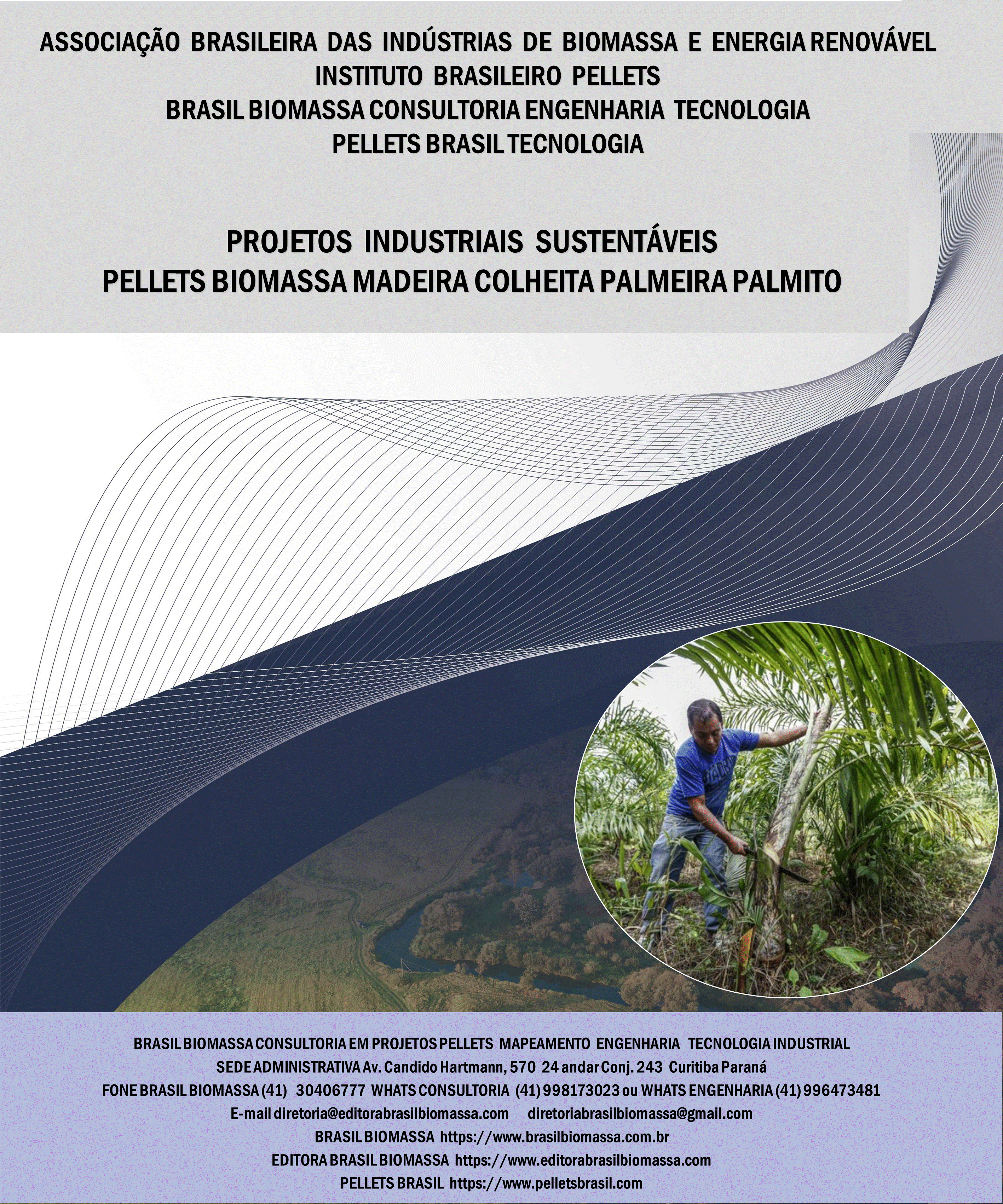 Brasil Biomassa Pellets Madeira Palmeira Palmito.gif
