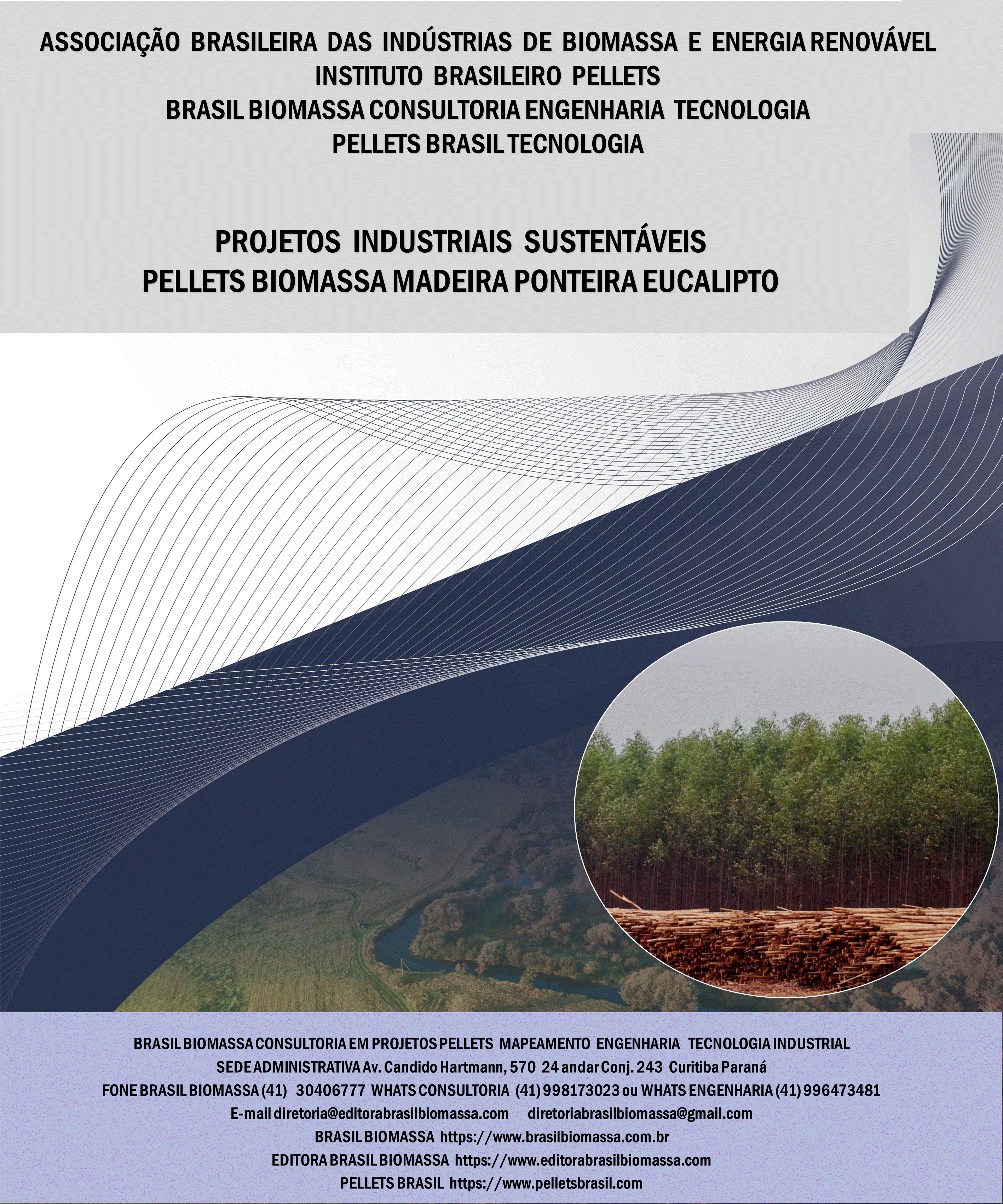 Brasil Biomassa Pellets Madeira Ponteira Eucalipto.gif