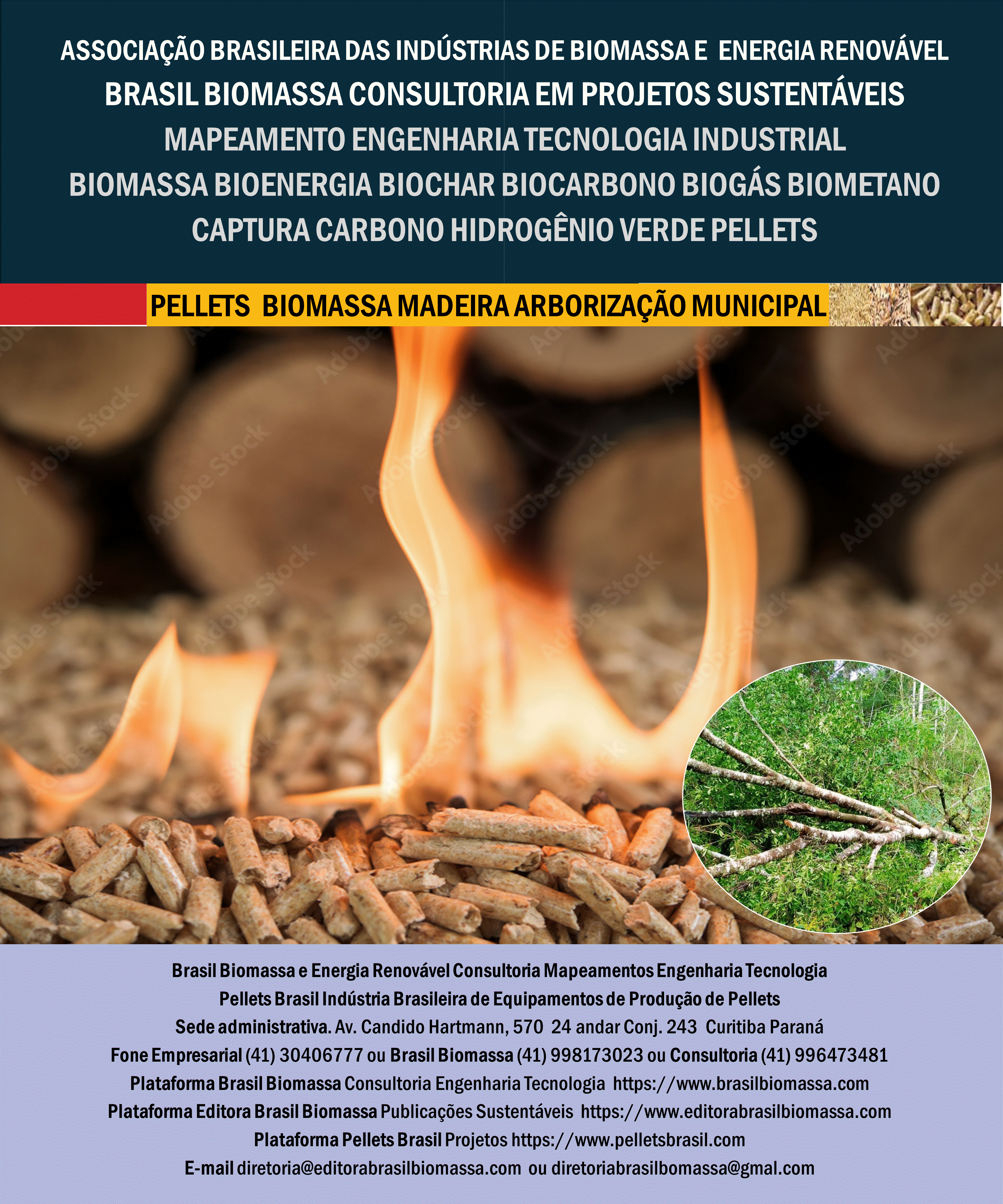 Brasil Biomassa Pellets Madeira Arborização Municipal.gif