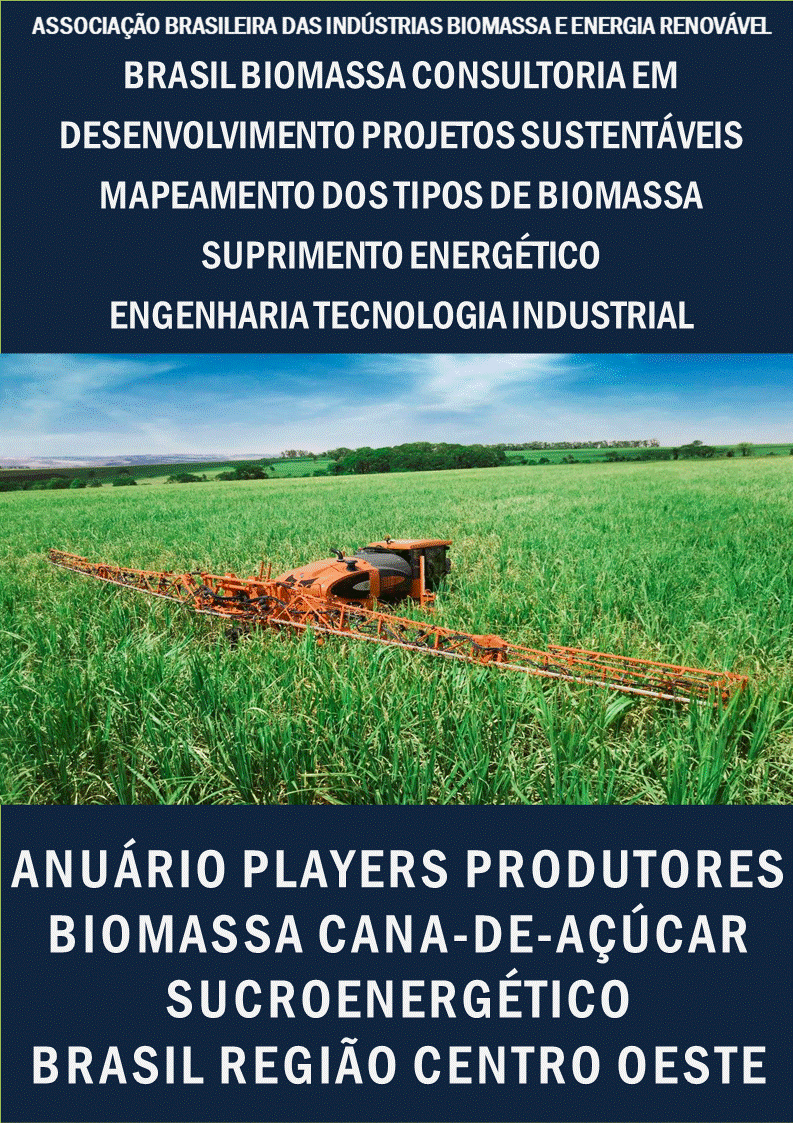 Anuários Produtores Região Centro Oeste Biomassa Cana-de-açúcar