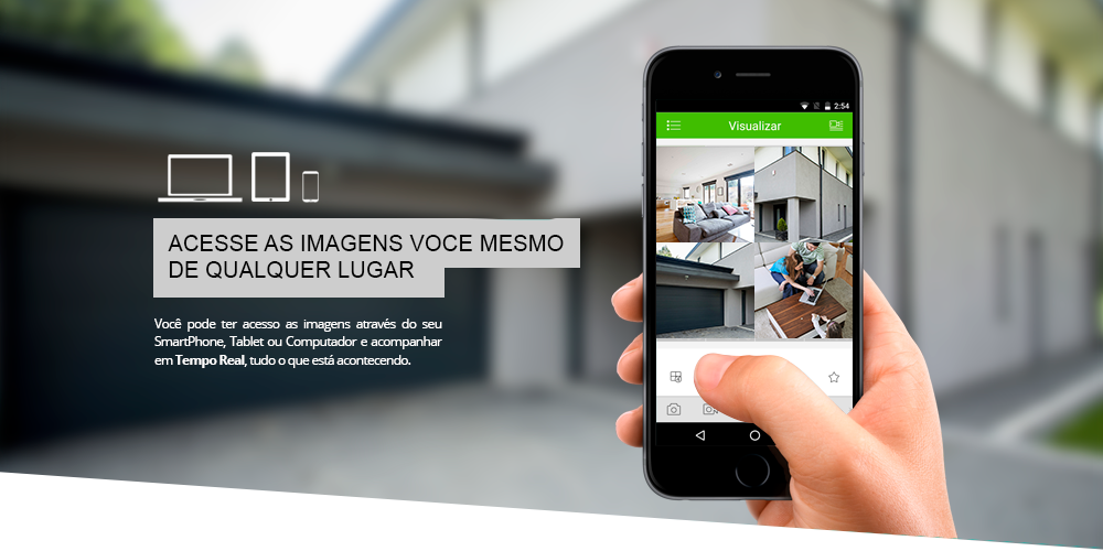 Seguranca Pelo Celular Monitoramento Controlado Na Palma Da Mao