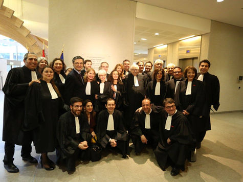 Cérémonie de pose d'une plaque en confraternel hommage à Krikor ZOHRAB, avocat, et à tous les av