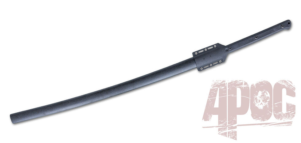 A.P.O.C. APOC Tactical Survival Odachi 9260 Carbon Steel Live Blade in Scabbard