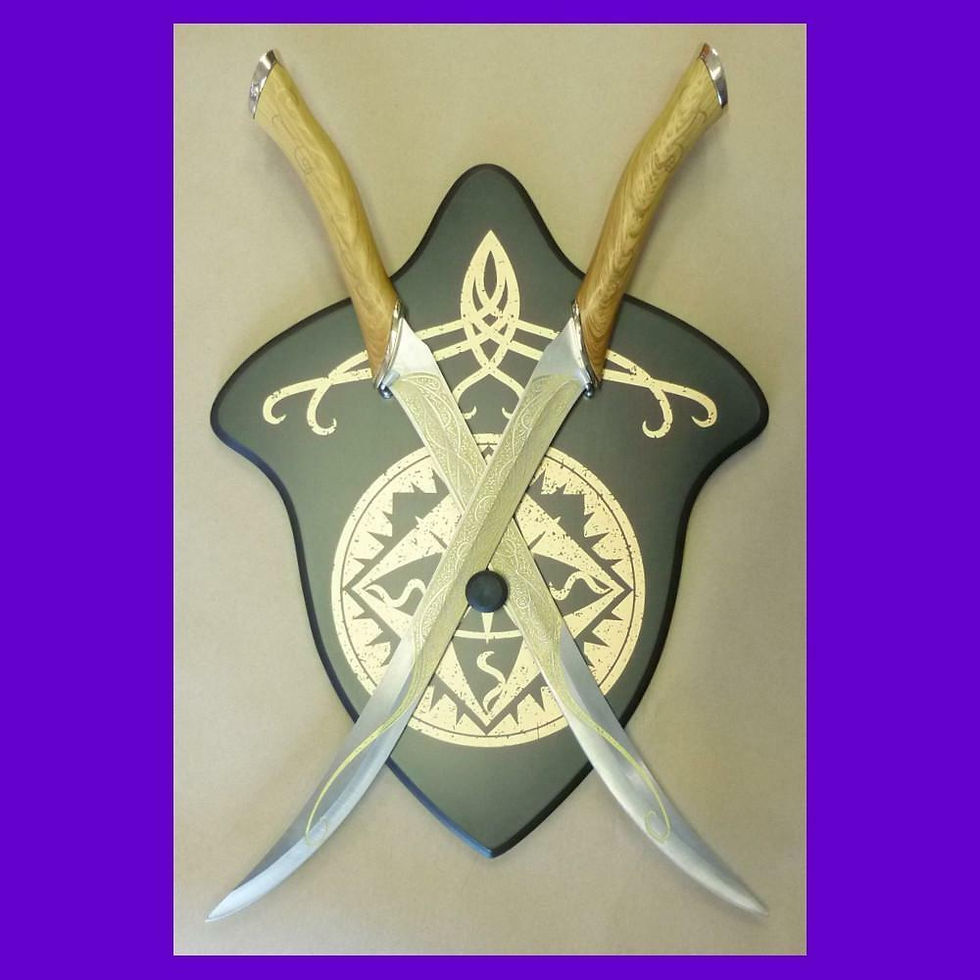 Thumbnail: The Lord of the Rings Inspired Knives of Legolas Replica LOTR