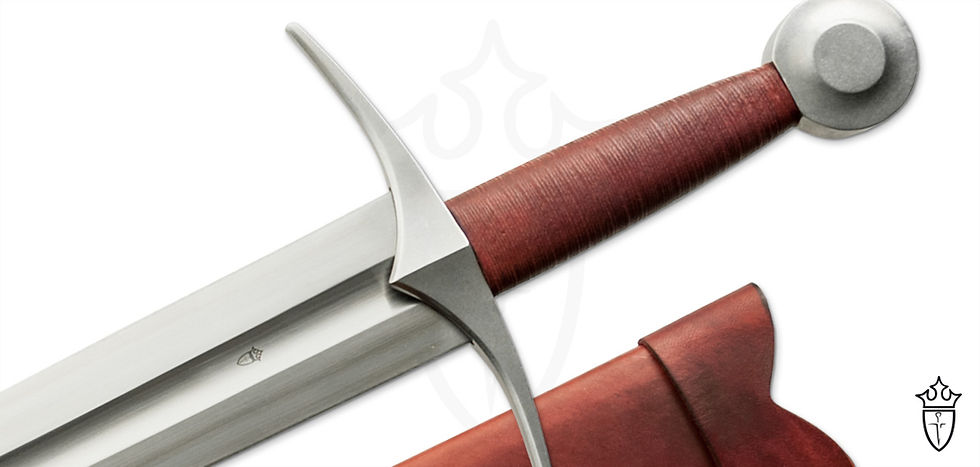Type XIV European Arming Sword Atrim Design 9260 Live Blade Hilt