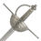Thumbnail: sh2035 Taza Cup Hilt Rapier Sword with 1566 Carbon Steel Live Blade Hilt detail