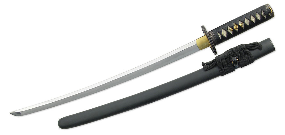 Practical Plus Samurai Wakizashi Short Sword Carbon Steel Live Blade
