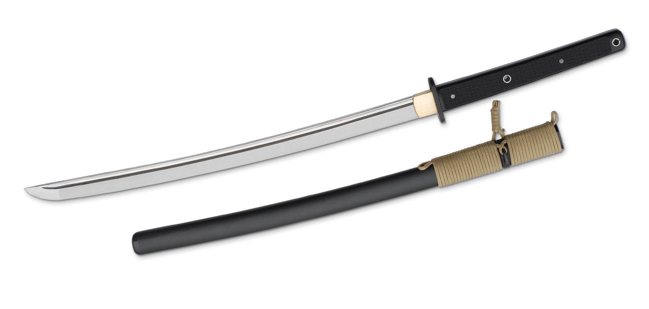 Hanwei Tactical Wakizashi 5160 Carbon Steel Live Blade