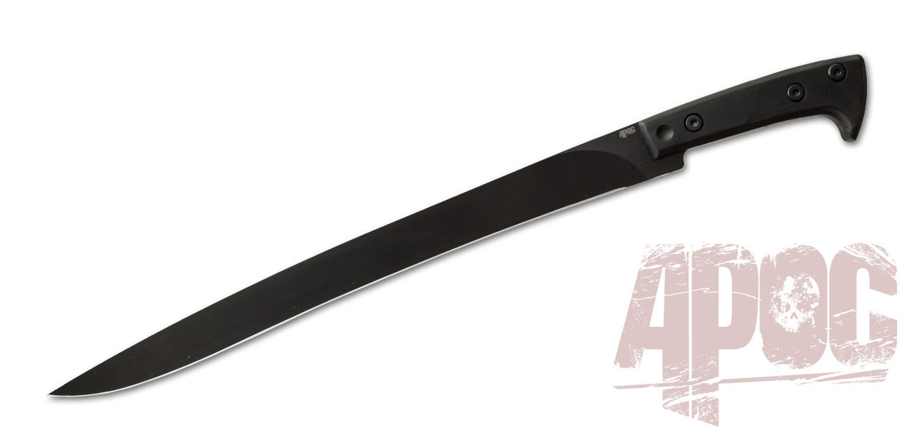 A.P.O.C. APOC Survival Waning Moon Yataghan 9260 Carbon Steel Live Blade