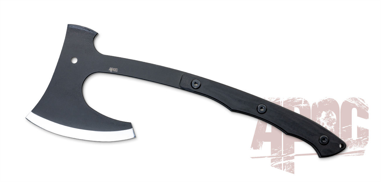 A.P.O.C. APOC Barrens Pack Axe Oxide Coated 9260 Spring Steel Blade