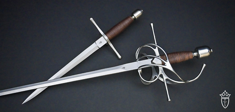 sm36240 Renaissance Main Gauche Left Hand Parrying Dagger Rapier Companion Knife with Matching Rapier