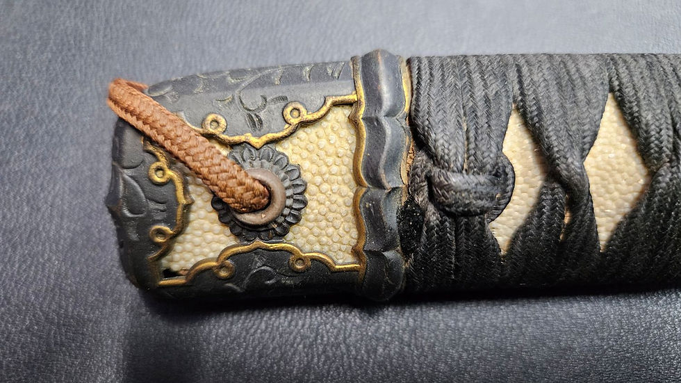 Thumbnail: Civillian Mounted WWII Japanese Army Officers Sword Signed KaneToshi