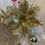 Thumbnail: WHITE & GOLD FLOWERED CHRISTMAS WREATH