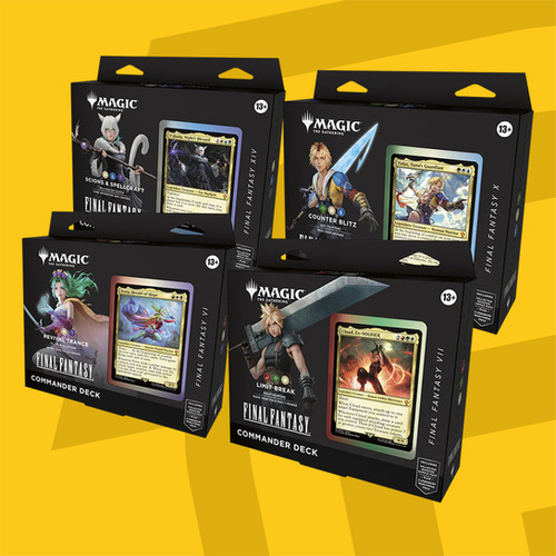 FINAL FANTASY COMMANDER DECK 4デッキセット 英語版 FINAL FANTASY COMMANDER DECK 4デッキセット 英語版 MTG Final