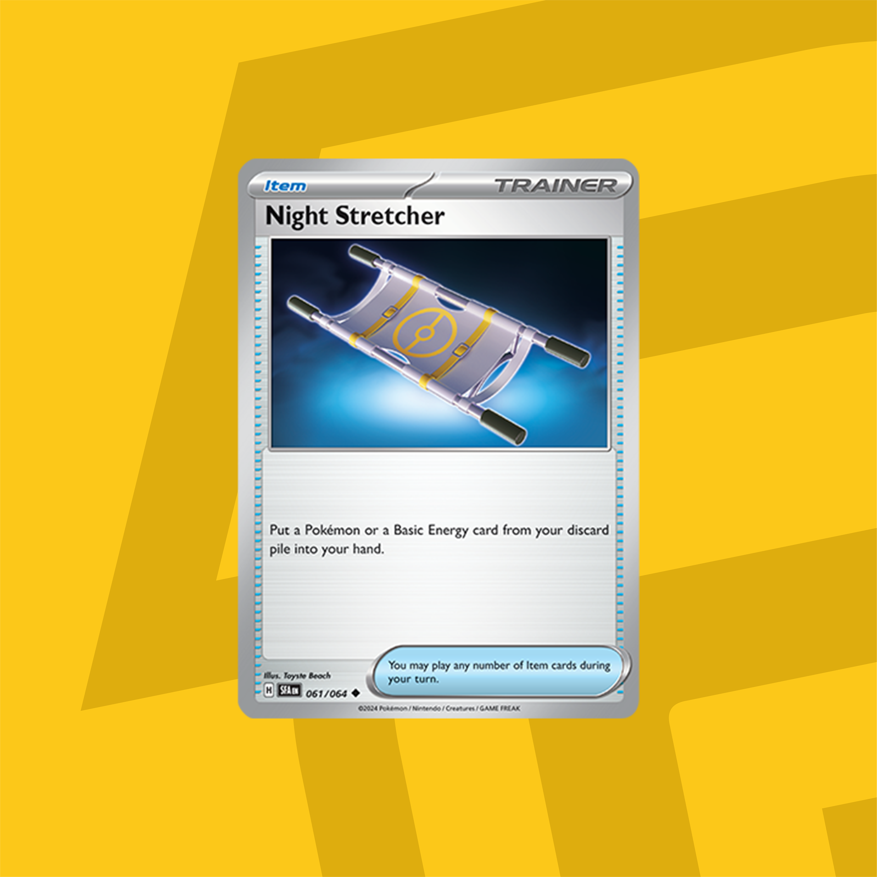 Pokemon TCG: Scarlet & Violet - Shrouded Fable - Night Stretcher 061/064