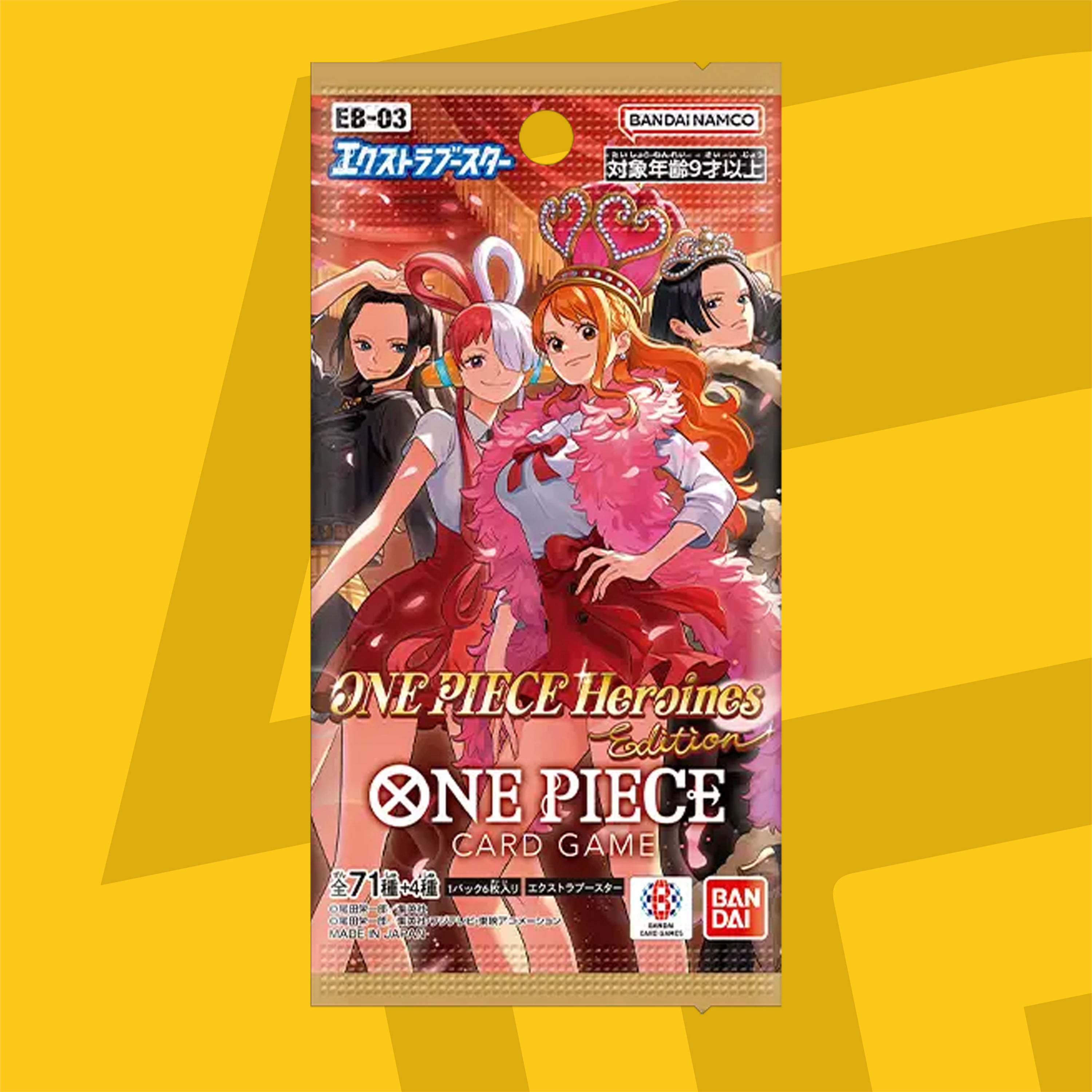 Japanese One Piece Heroines Edition EB-03 Booster Pack