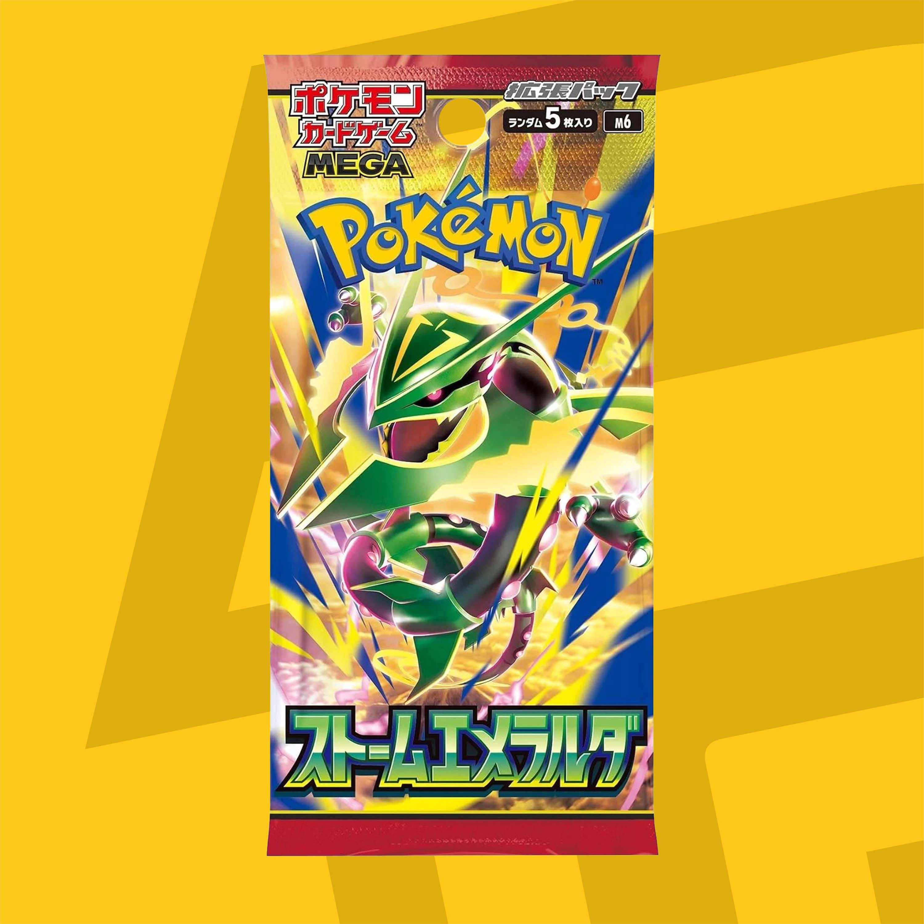 Pokemon Storm Emeralda Japanese Booster Pack M6