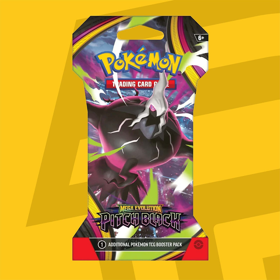 Thumbnail: Pokemon - Mega Evolution Pitch Black Sleeved Booster Pack (10 Cards)