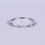 Thumbnail: 9k White Gold 0.25ct Marquise Diamond Layer Ring