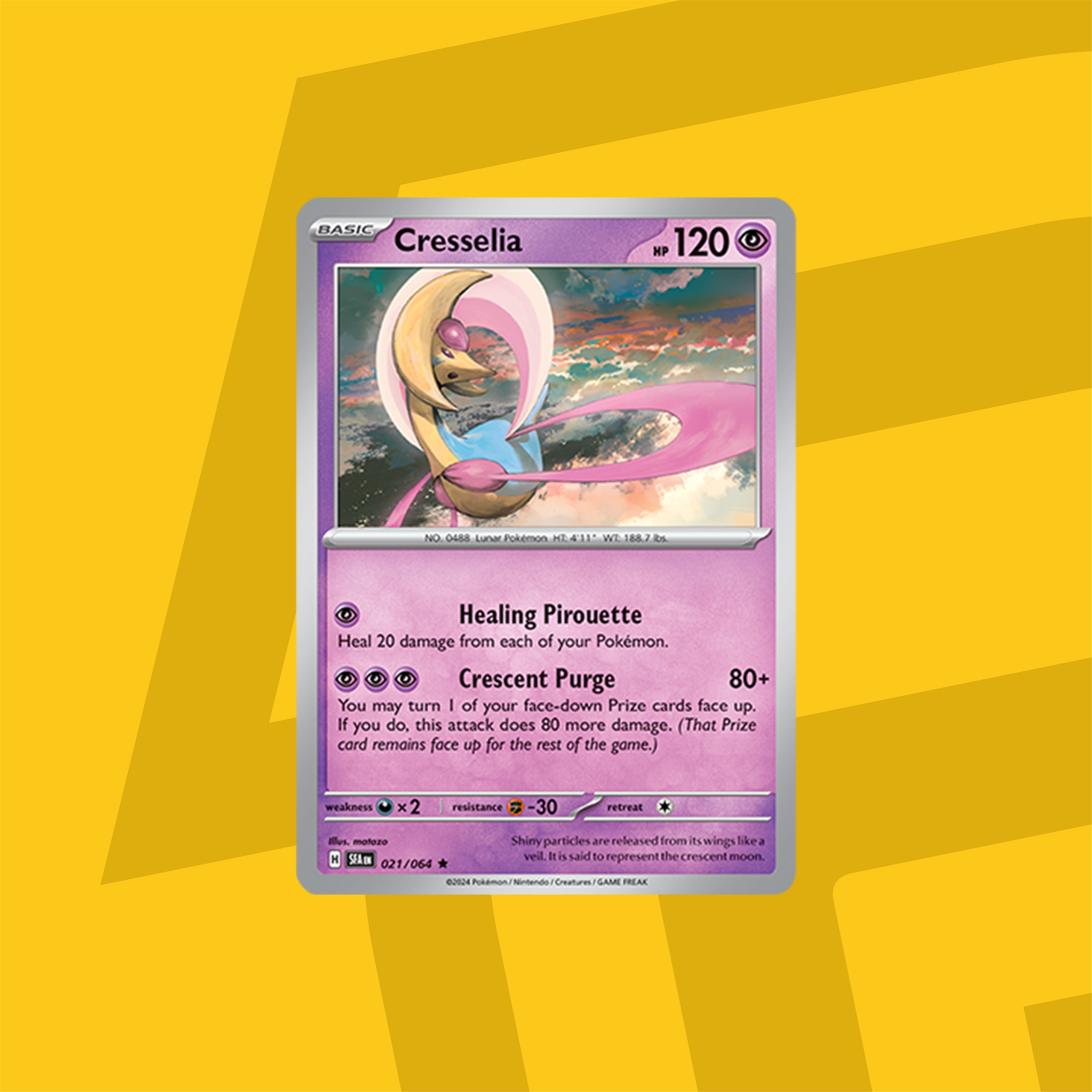 Pokemon TCG: Scarlet & Violet - Shrouded Fable - Cresselia 021/064